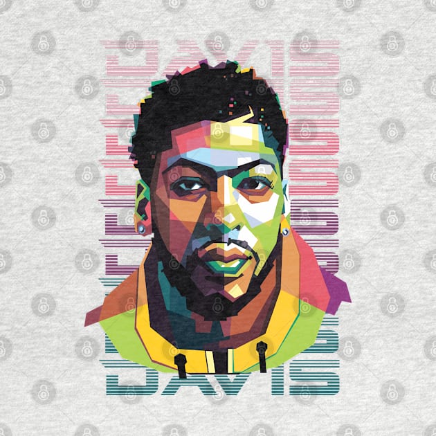 Anthony Davis in WPAP 2 T-Shirt by Alkahfsmart